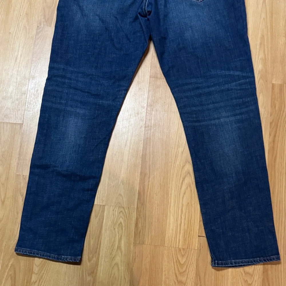 Lucky Brand size 40X34 40 410 athletic slim Men's Dark Blue Straight Jeans - Picture 9 of 12